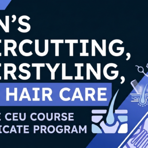 Men’s Haircutting, Hairstyling, and Hair Care - Online CE Course